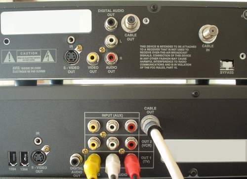 Back panels of Explorer 3200 and 8000