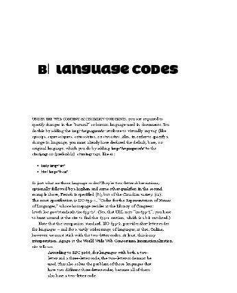 Language codes