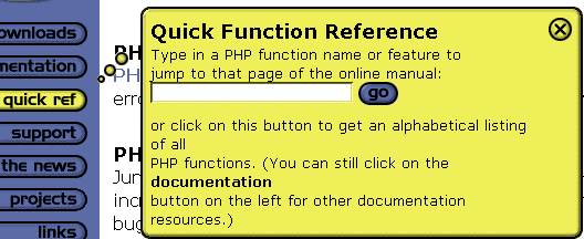 php.net quick-reference jazzola