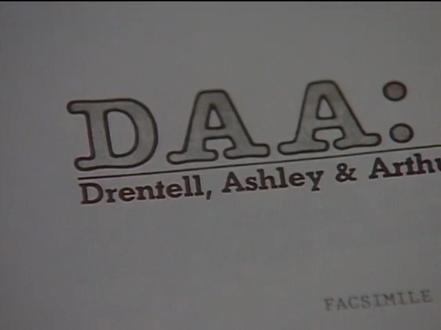 DAA logotype: American Typewriter