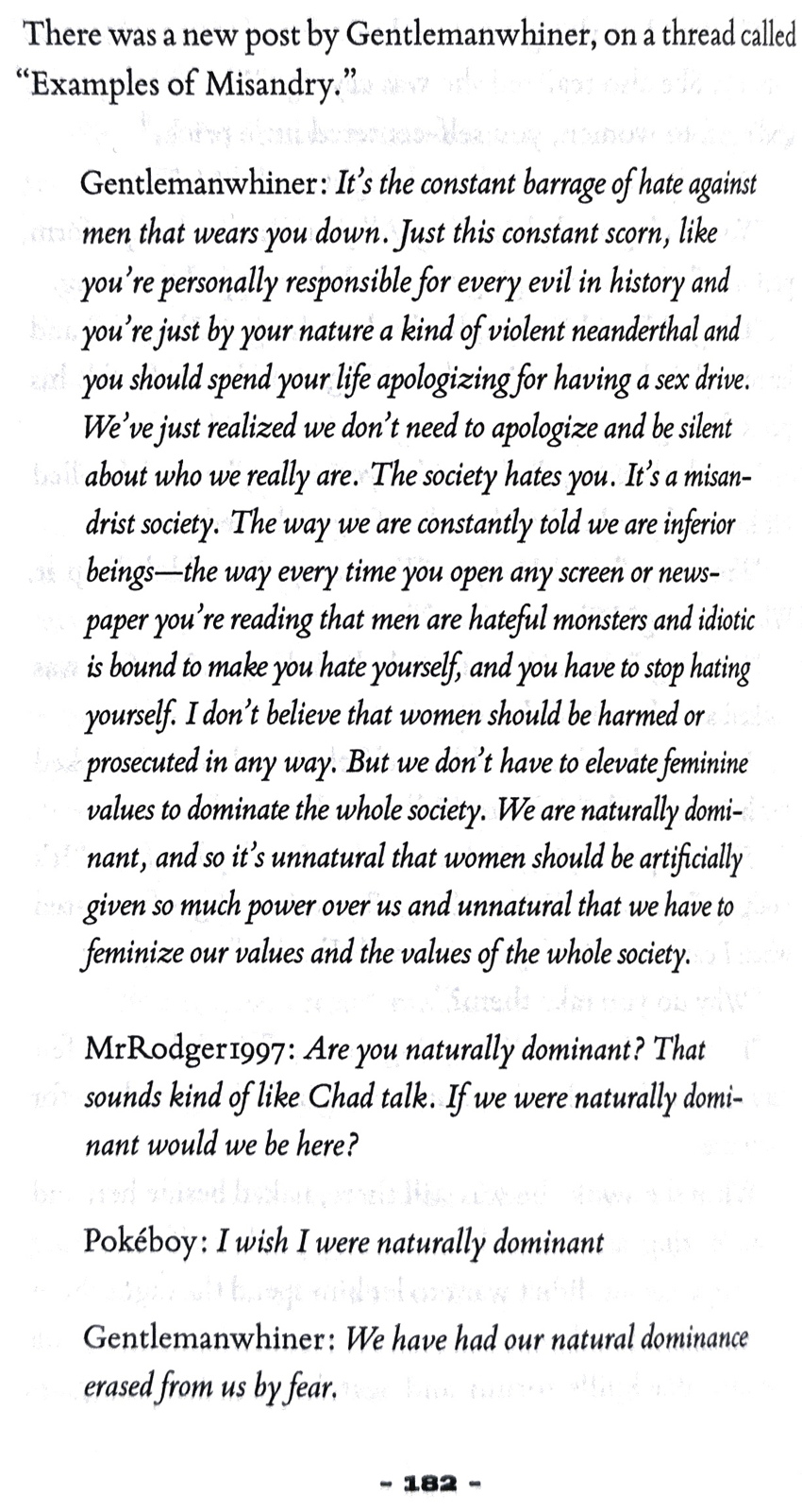 Near-full-page of Bembo Italic